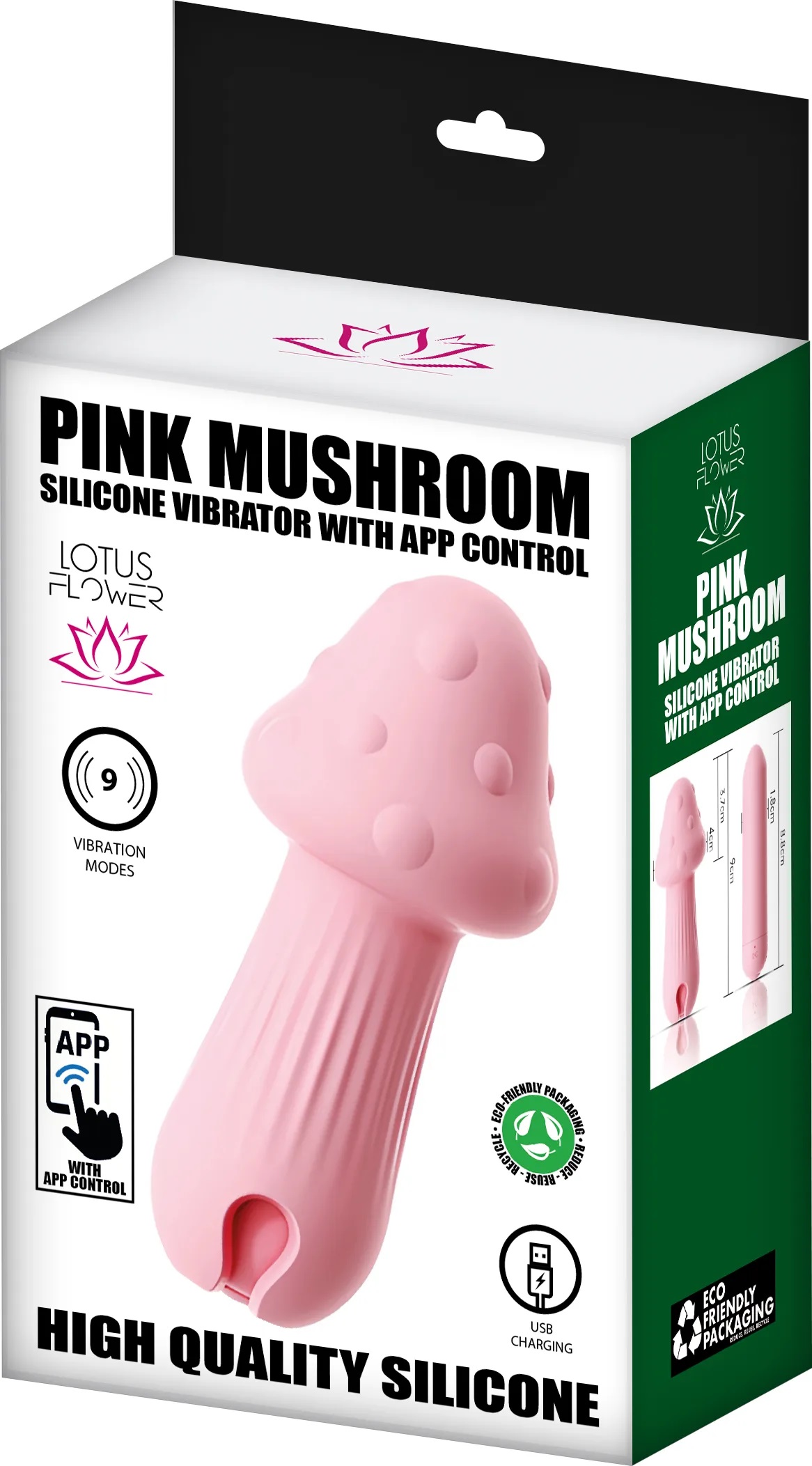 Stimolatore vagina in silicone a distanza